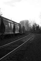 Train Track 1041bw